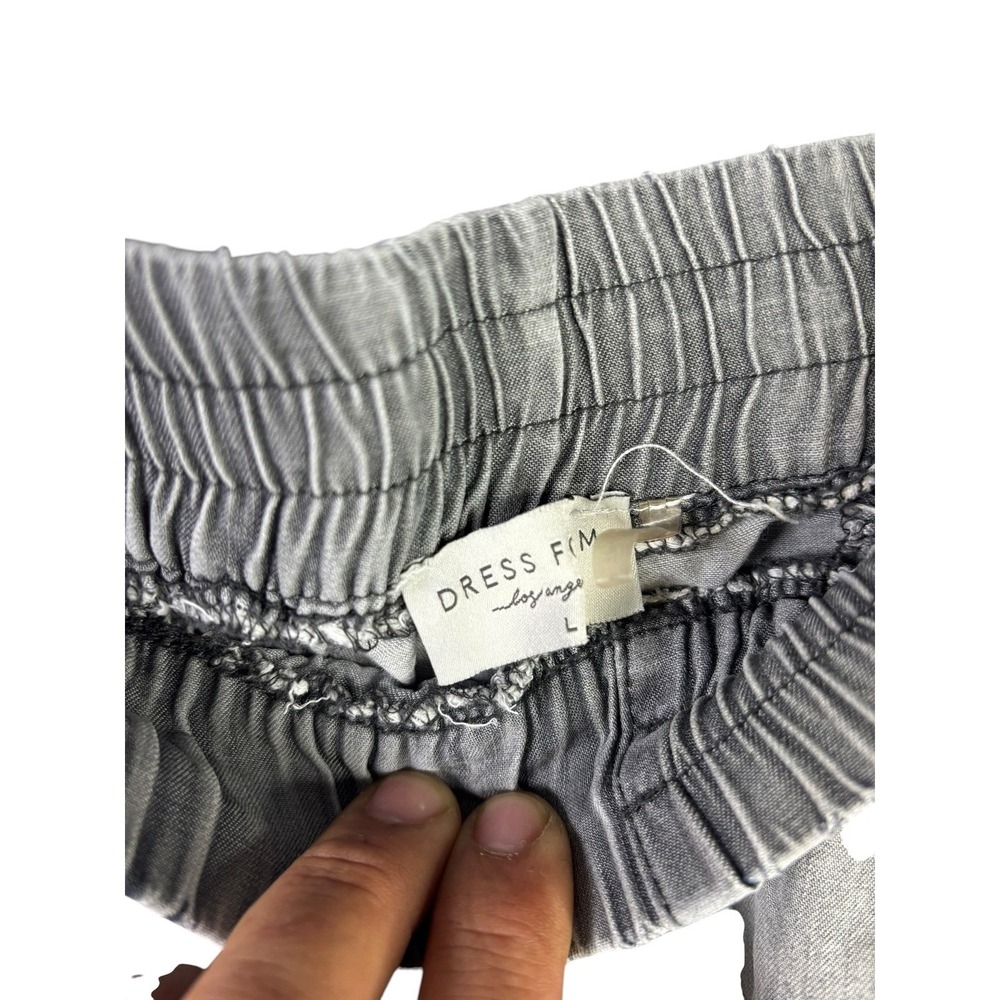 Dress Forum Los Angeles Grey Cargo Jogger Pants Women Size Large Drawstring L - Picture 3 of 7